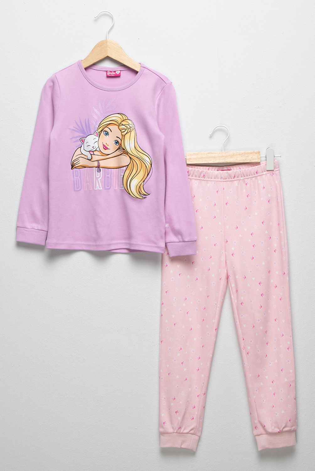 BARBIE - Conjunto Pijama Niña Algodón Barbie