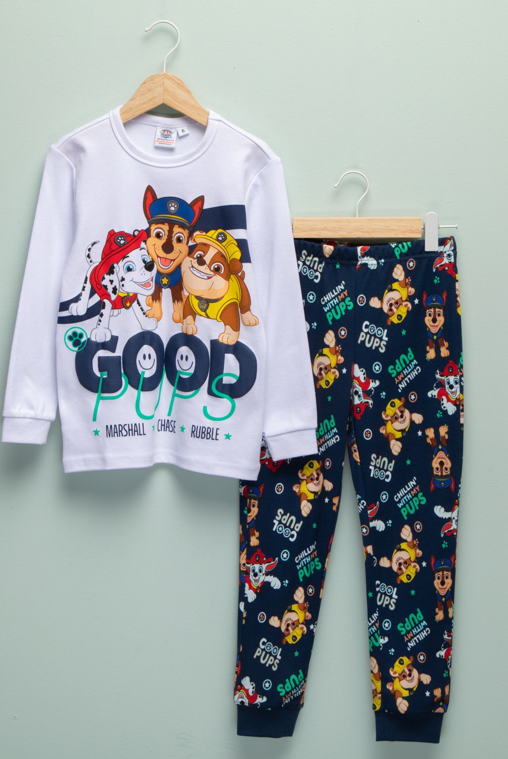 PAW PATROL - Conjunto Pijama Niño Algodón Paw Patrol