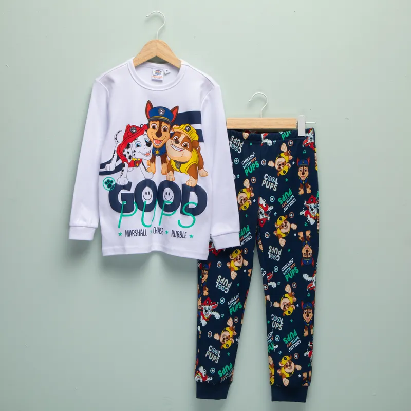 PAW PATROL - Conjunto Pijama Niño Algodón Paw Patrol