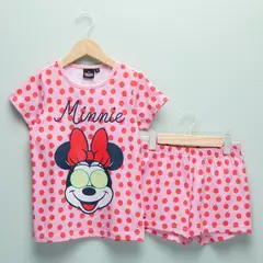 MINNIE - Conjunto Pijama Niña Algodón
