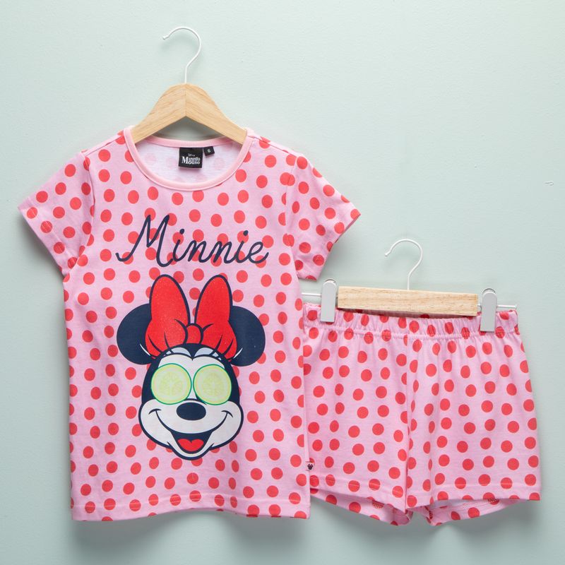 MINNIE - Conjunto Pijama Niña Algodón Minnie