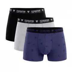FEDERATION - Pack 3 Boxers Algodón Niño