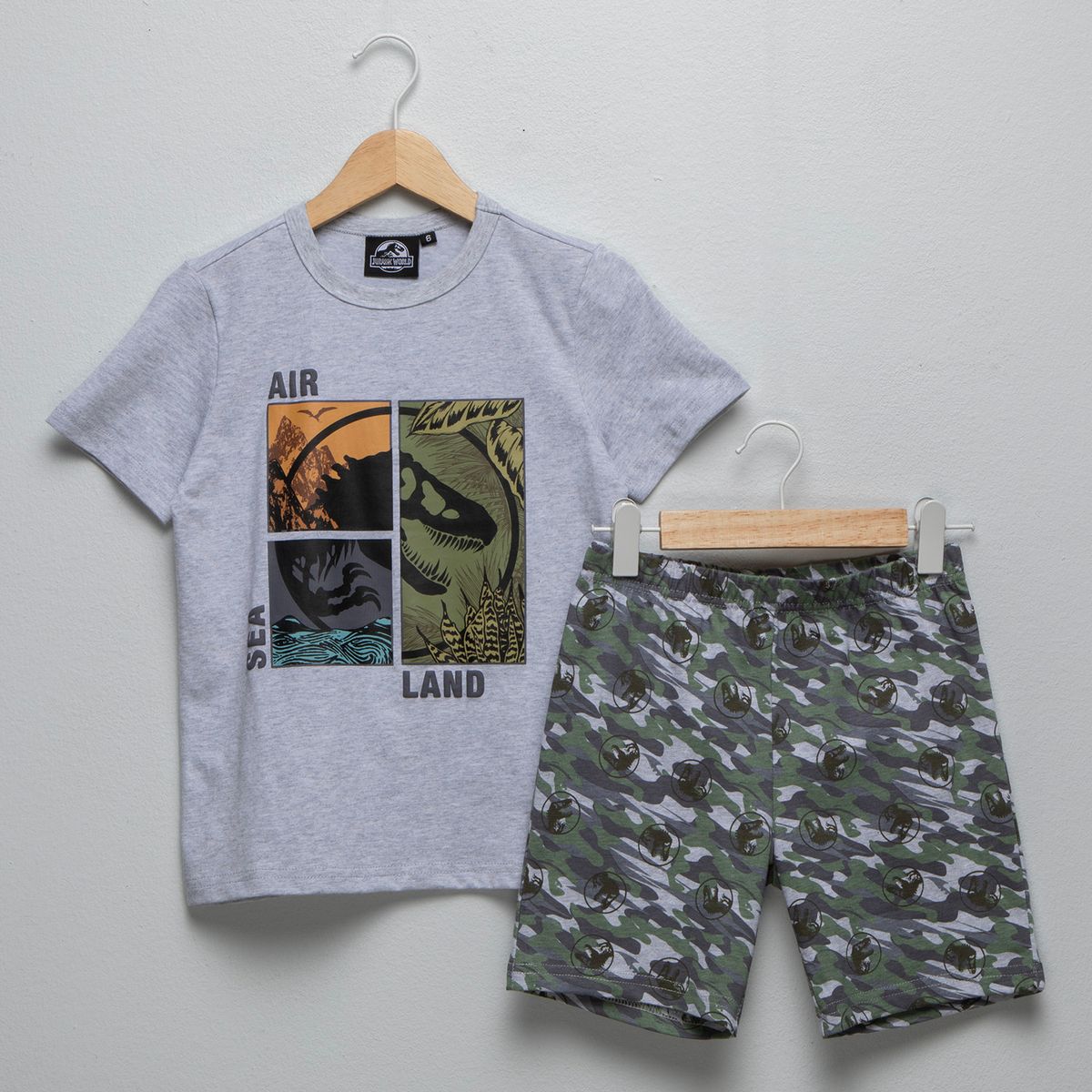 JURASSIC WORLD - Conjunto Pijama Niño Algodón Jurassic World