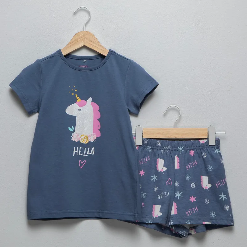 YAMP - Conjunto Pijama Niña Algodón Yamp