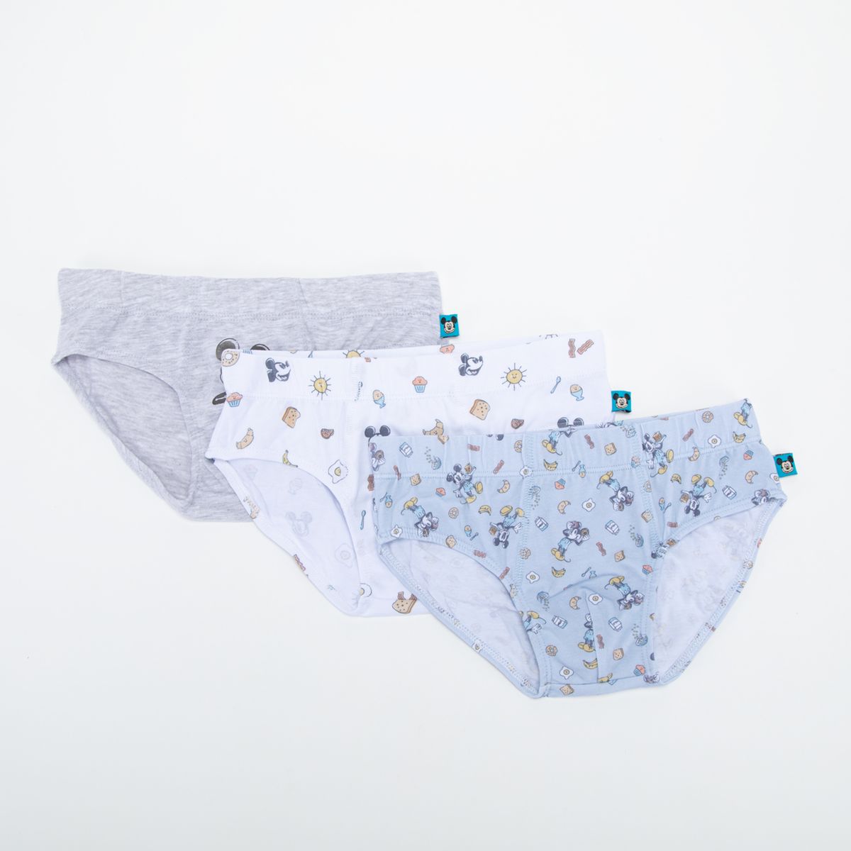 STD CHARACTERS - Pack 3 Boxer Algodón Niño Mickey Mouse