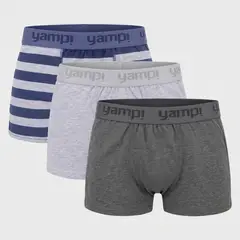 YAMP - Pack 3 Boxers Algodón Niño