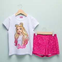 BARBIE - Conjunto Pijama Niña Algodón