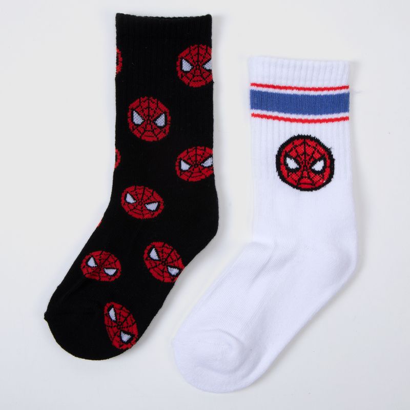 MARVEL - Pack de 2 Calcetines Algodón Niño Spider-Man