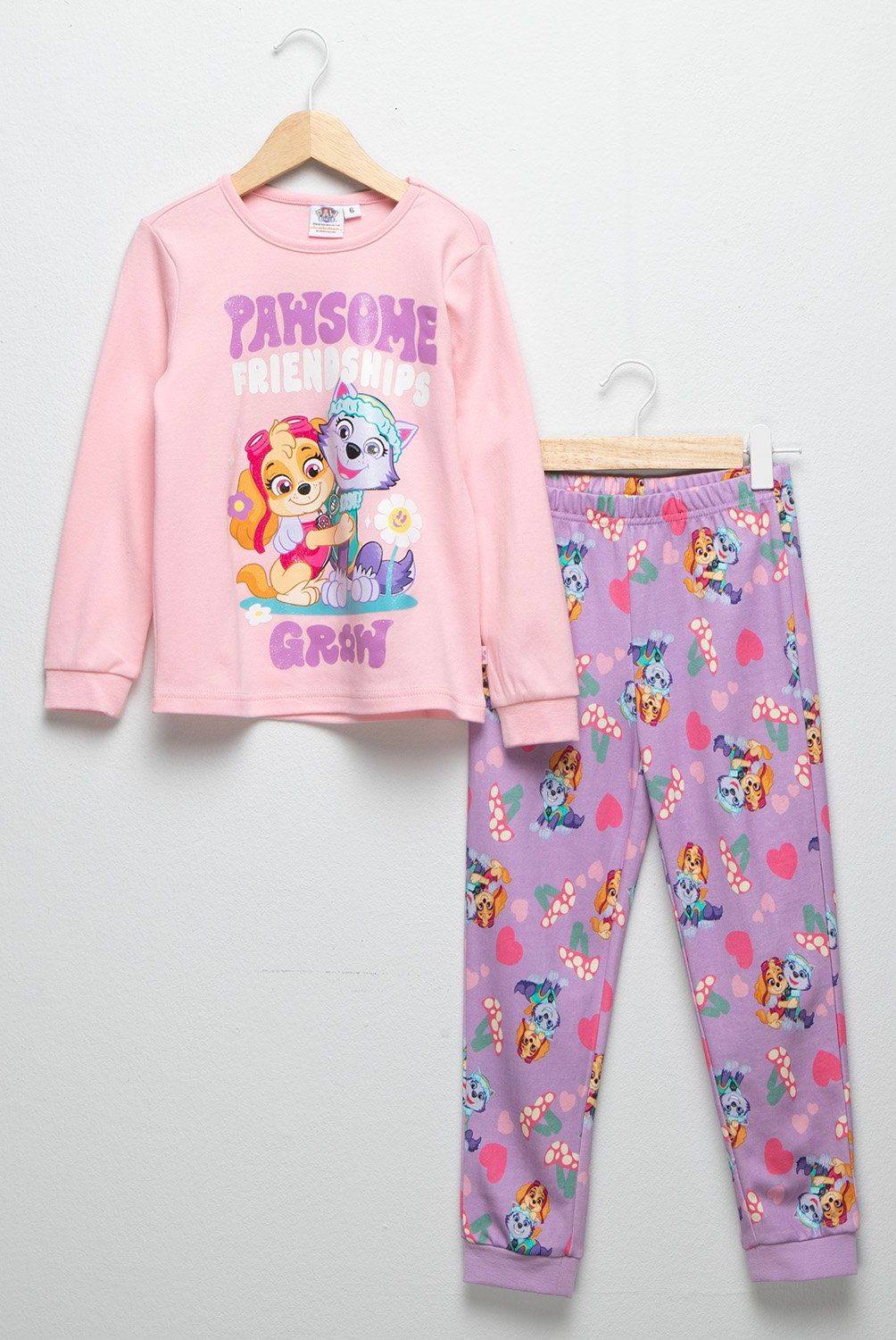 PAW PATROL - Conjunto Pijama Niña Algodón Paw Patrol