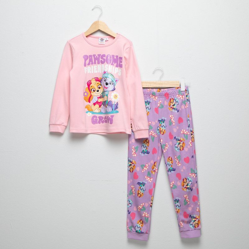 PAW PATROL - Conjunto Pijama Niña Algodón Paw Patrol