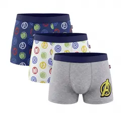 AVENGERS - Pack 3 Boxers Algodón Niño