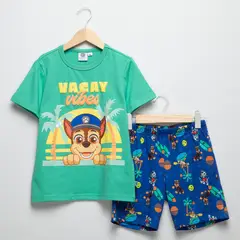 PAW PATROL - Conjunto Pijama Niño Algodón