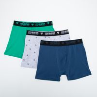 Pack 3 Boxer Algodón Niño