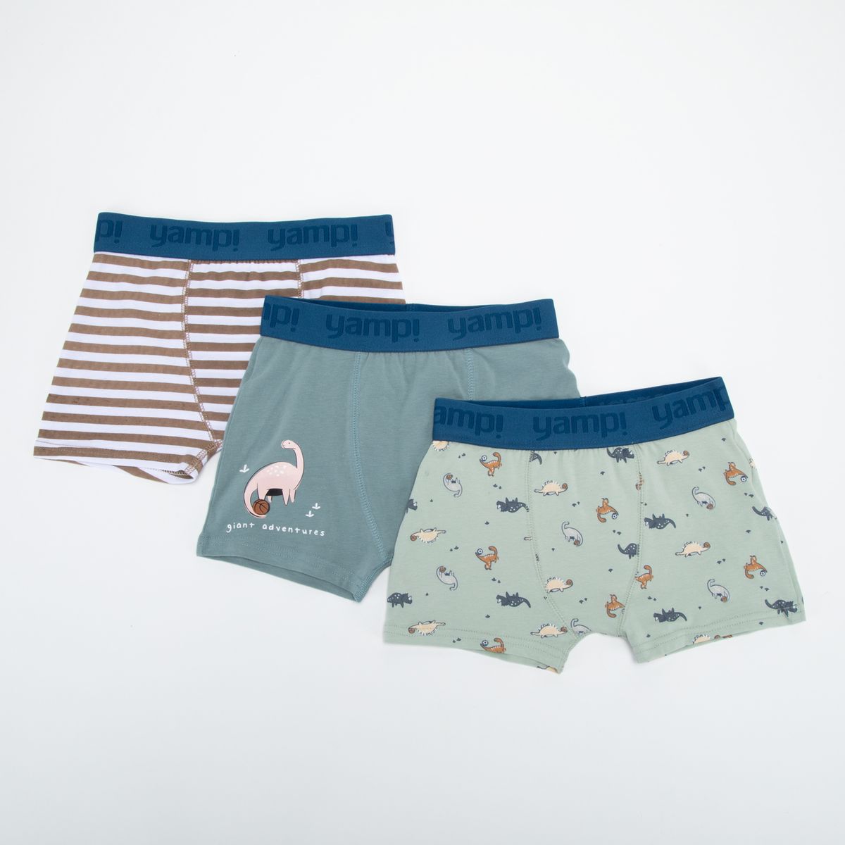 YAMP - Pack 3 Boxer Algodón Niño Yamp