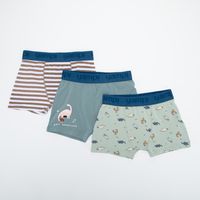 Pack 3 Boxer Algodón Niño