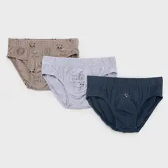 YAMP - Pack 3 Calzoncillos Slips Niño