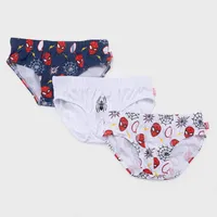 Pack 3 Slips Algodón Niño Spider-Man