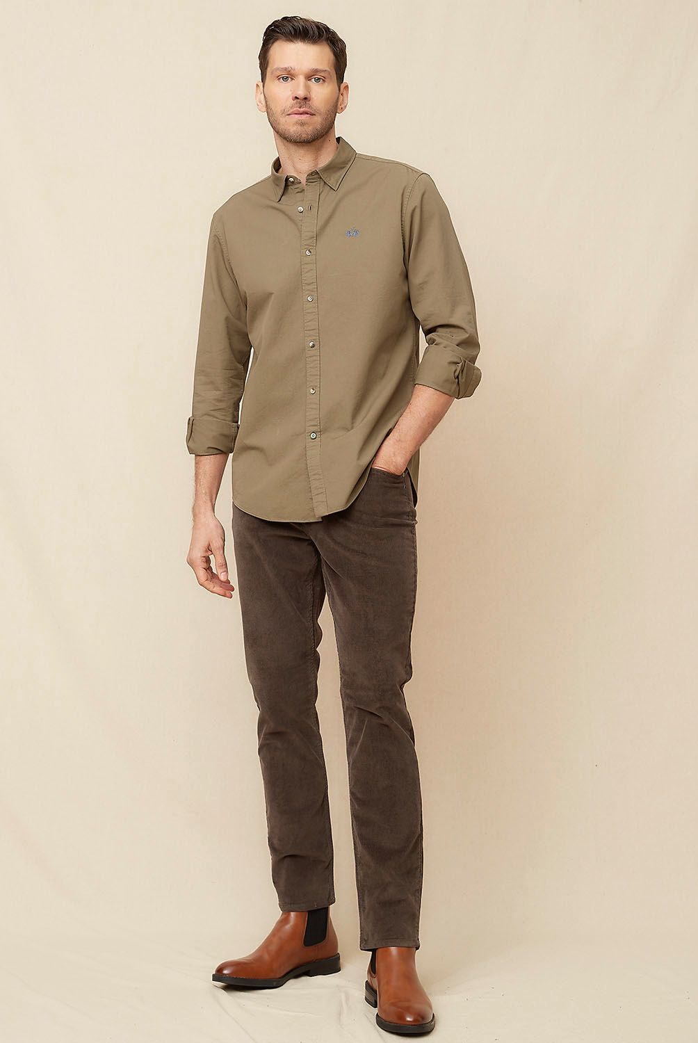 LA MARTINA - Pantalón Slim Algodón Hombre La Martina