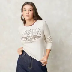 SYBILLA - Polera Manga Corta Algodón Mujer