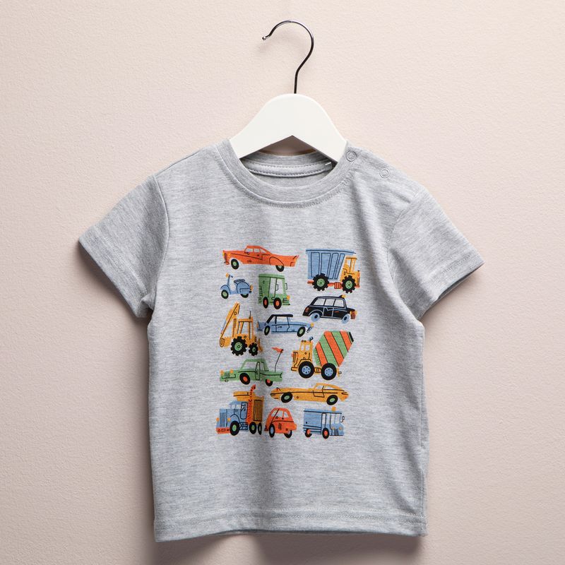 YAMP - Polera Manga Corta Bebé Niño Algodón Yamp