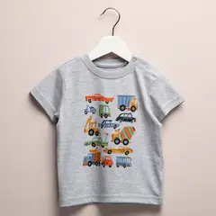 YAMP - Polera Manga Corta Bebé Niño Algodón