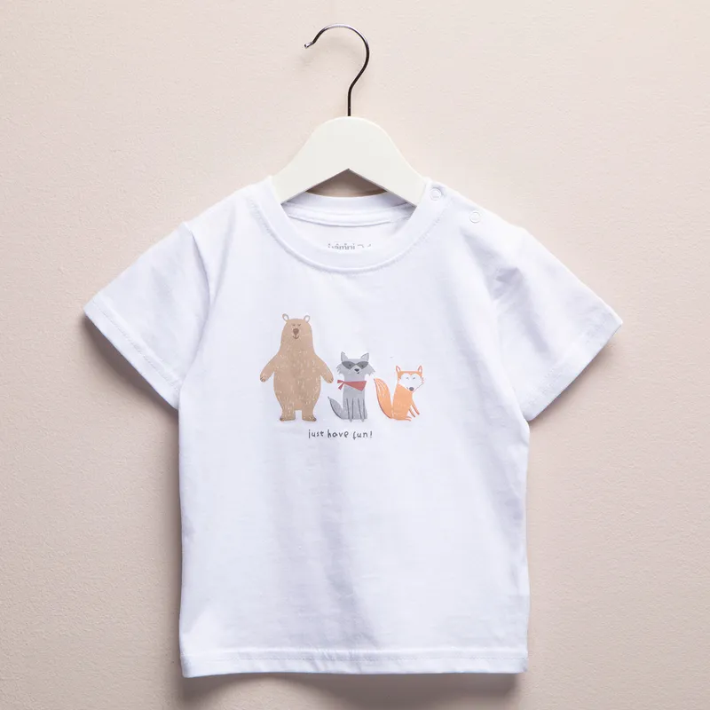 YAMP - Polera Manga Corta Bebé Niño Algodón Yamp