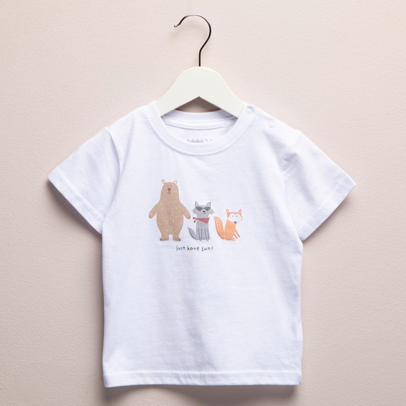 YAMP - Polera Manga Corta Bebé Niño Algodón Yamp