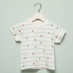 YAMP - Polera Manga Corta Bebé Niña Algodón