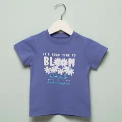 YAMP - Polera Manga Corta Bebé Niña Algodón