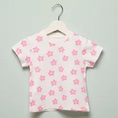 YAMP - Polera Manga Corta Bebé Niña Algodón
