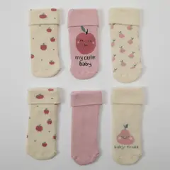 YAMP - Pack 6 Calcetines Unisex Bebé