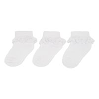 Pack De 3 Calcetines Algodón Bebé Niña