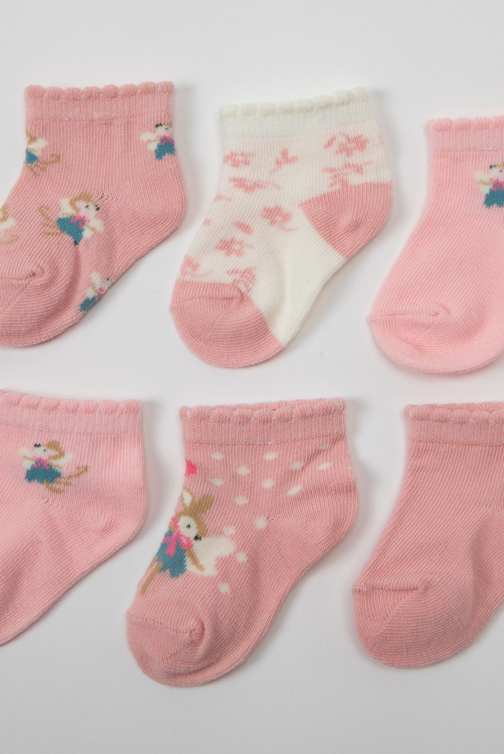 YAMP - Pack 6 Calcetines Unisex Bebé Yamp
