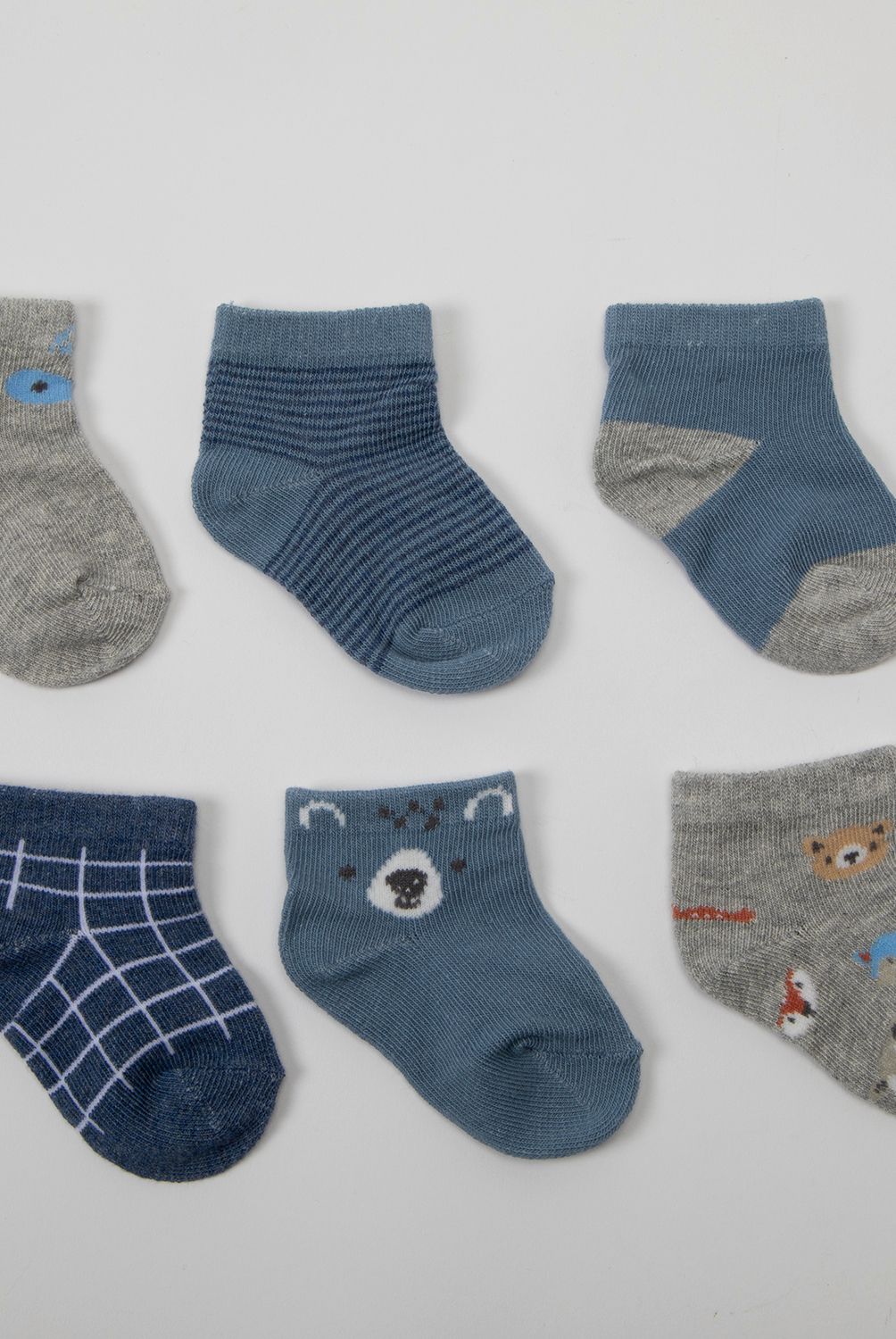 YAMP - Pack 6 Calcetes Unisex Bebé Yamp