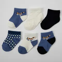 YAMP - Pack 6 Calcetes Unisex Bebé