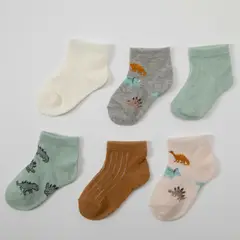 YAMP - Pack 6 Calcetines Unisex Bebé