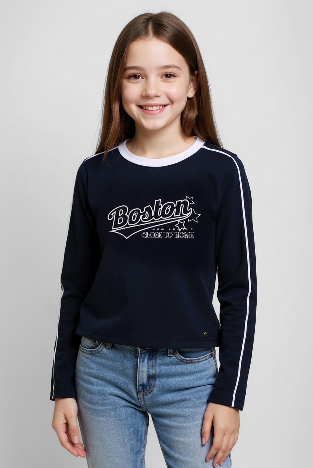 ELEVEN - Polera Manga Larga Niña Eleven