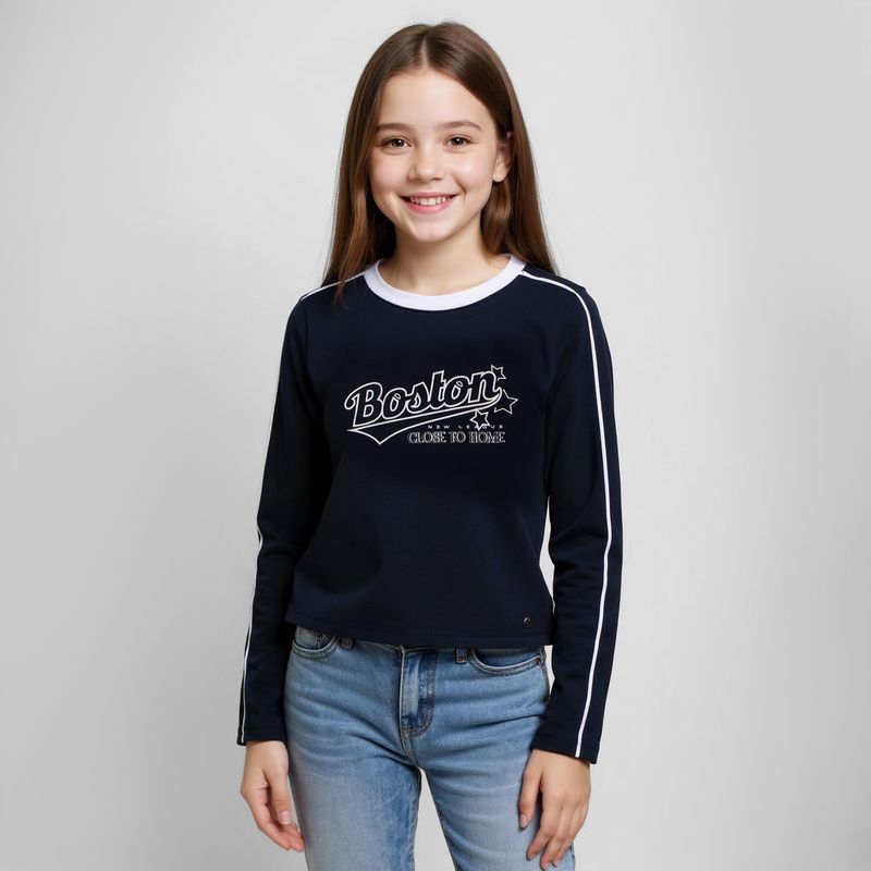 ELEVEN - Polera Manga Larga Niña Eleven