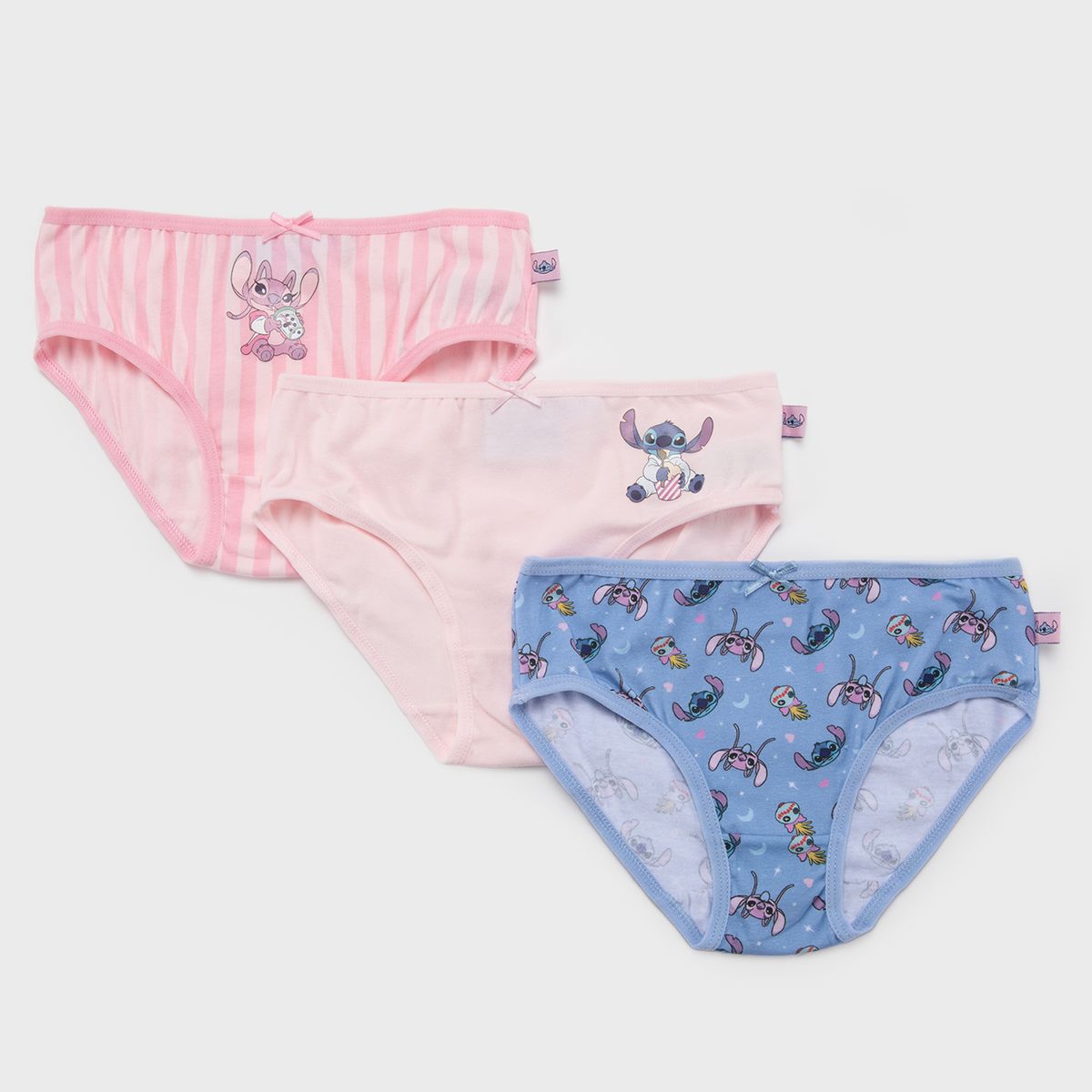 LILO & STITCH - Pack 3 Calzones Niña