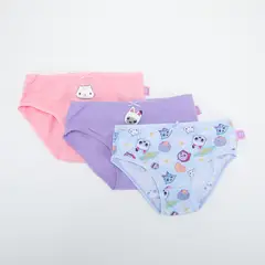GABBYS DOLLHOUSE - Pack 3 Calzón Algodón Niña Gabbysdoll