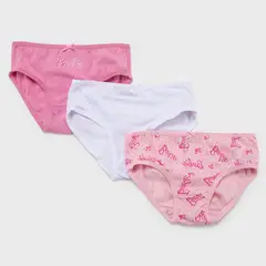 BARBIE - Pack 3 Calzones Niña