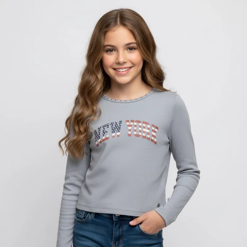 ELEVEN - Polera Niña Algodón Eleven