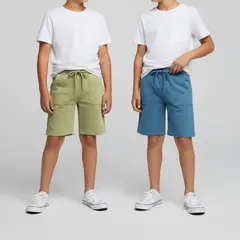 YAMP - Pack 2 Shorts Niño Polialgodón