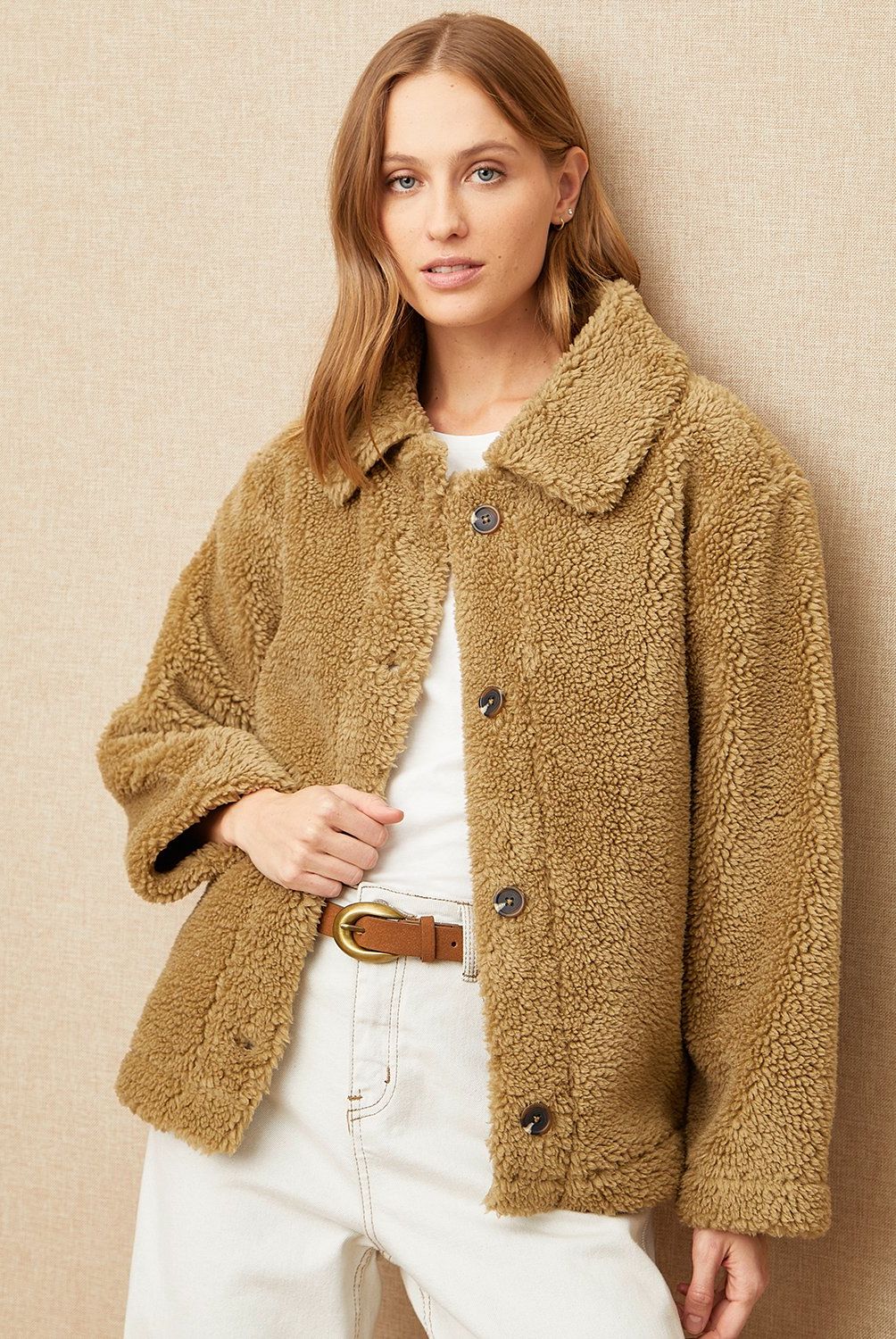 UNIVERSITY CLUB - Chaquetón Peludo Mujer University Club