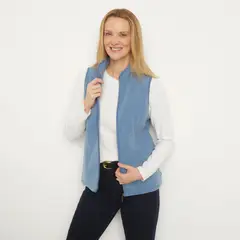 NEWPORT - Polerón Polar Mujer Sin Mangas Cuello Alto