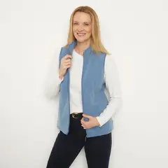 NEWPORT - Polerón Polar Mujer Sin Mangas Cuello Alto