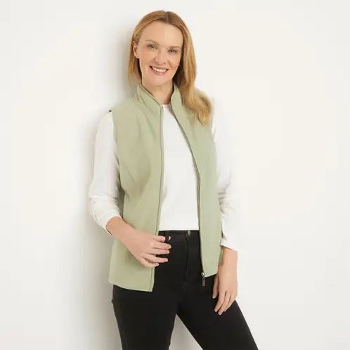 NEWPORT - Polerón Polar Mujer Sin Mangas Cuello Alto