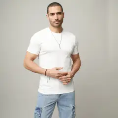 MOSSIMO - Polera Manga Corta Hombre