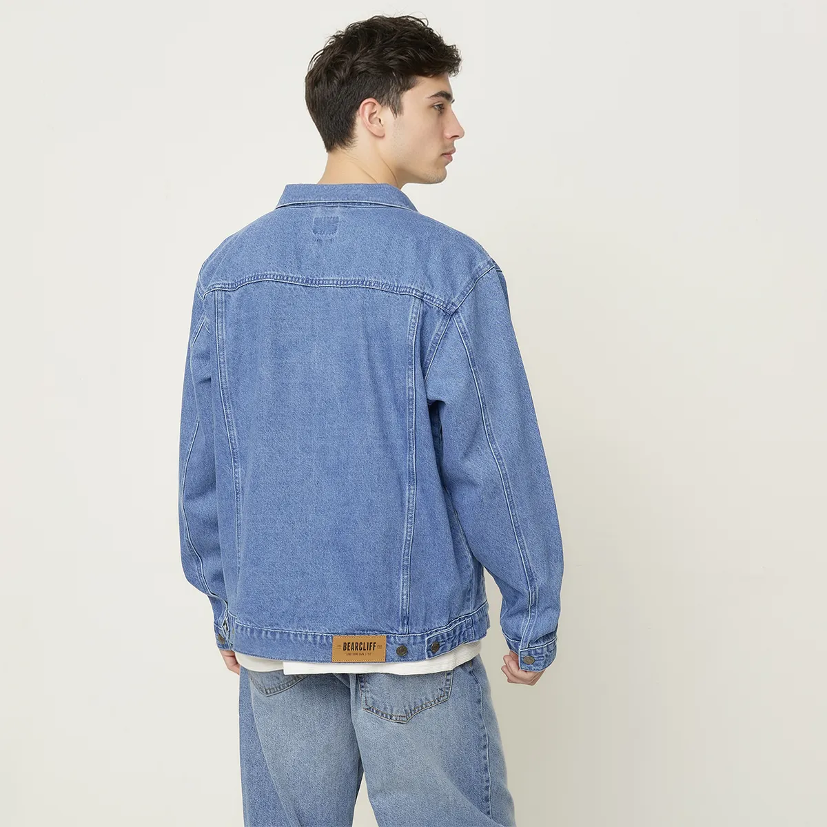 BEARCLIFF - Chaqueta De Jeans Hombre Bearcliff
