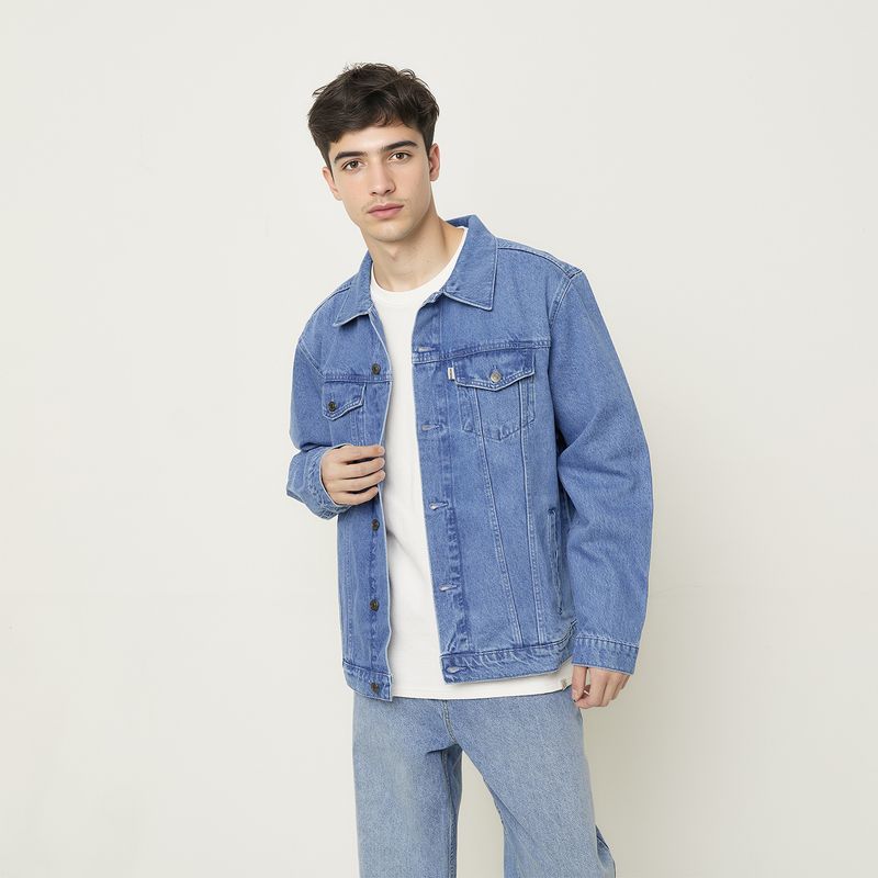 BEARCLIFF - Chaqueta De Jeans Hombre Bearcliff